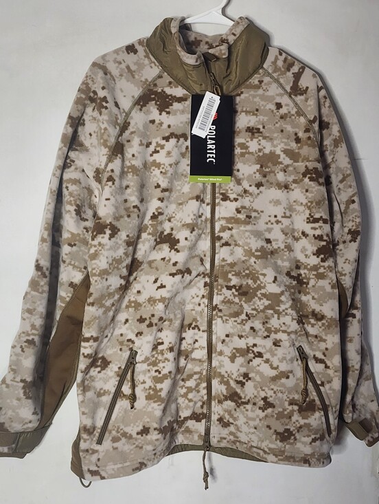 polarteec Other - Men's Desert Camo Full-Zip Fleece Jacket - Sand Camo